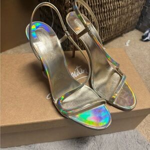 Rosalie Christian louboutin sandals size 41 brand new, only worn them one time.
